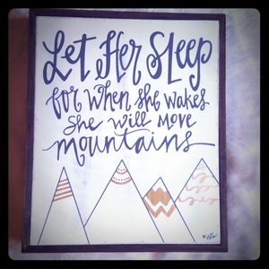 Wooden Plaque Inspirational Sign